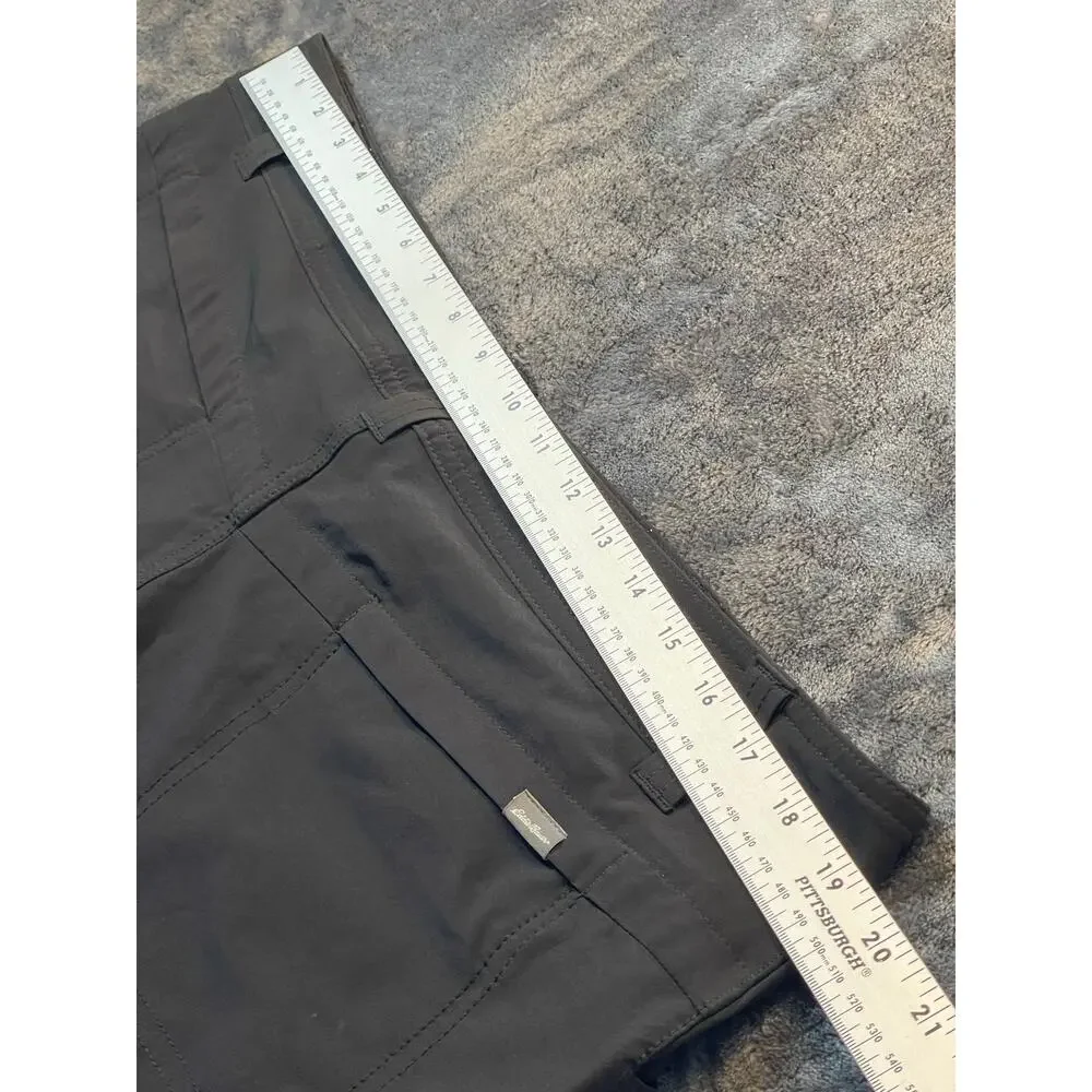 Eddie Bauer Adventurer 2.0 Skort Black Active Hiking Golf Skirt Shorts Size 16